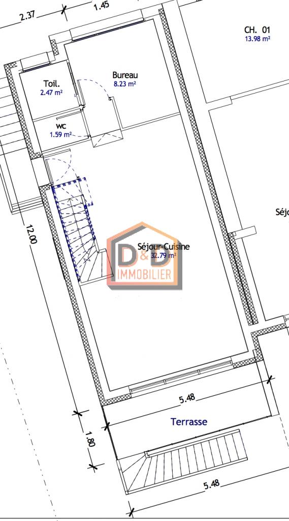 Maison à Esch-Sur-Alzette, 120 m², 254 500 €