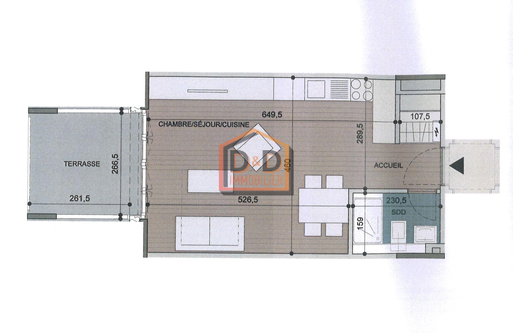 Appartement à Luxembourg-Gasperich, 37 m², 1 salle de bain, 1 500 €/mois