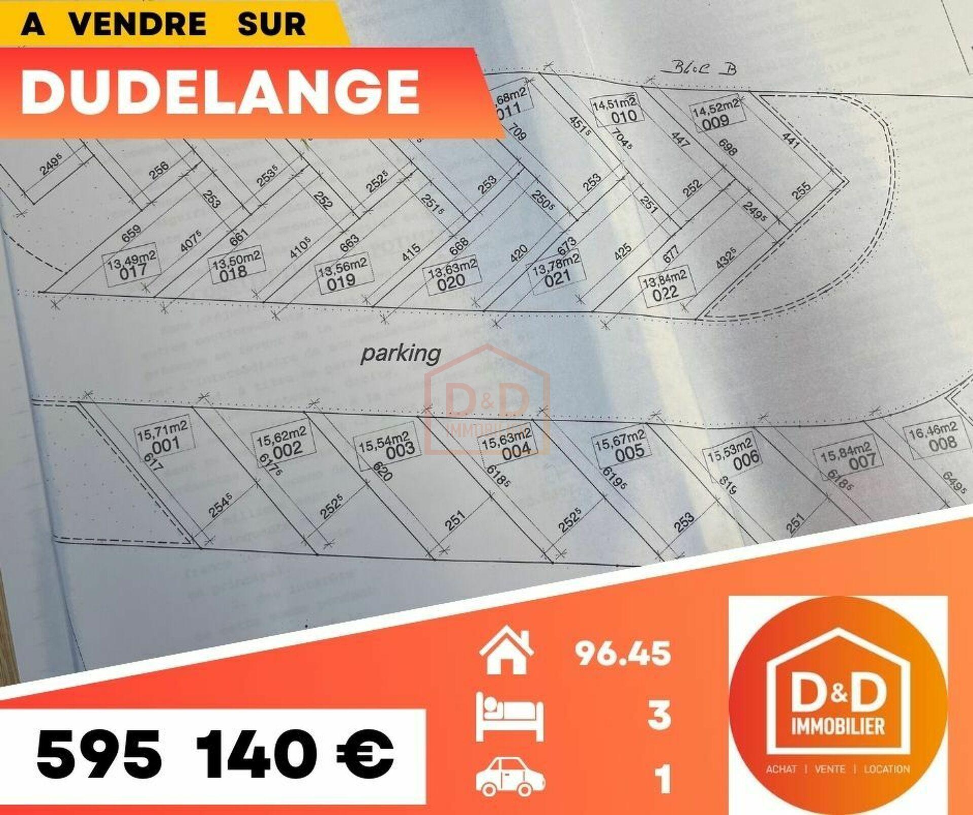 Appartement à Dudelange, 96,45 m², 3 chambres, 1 salle de bain, 575 000 €