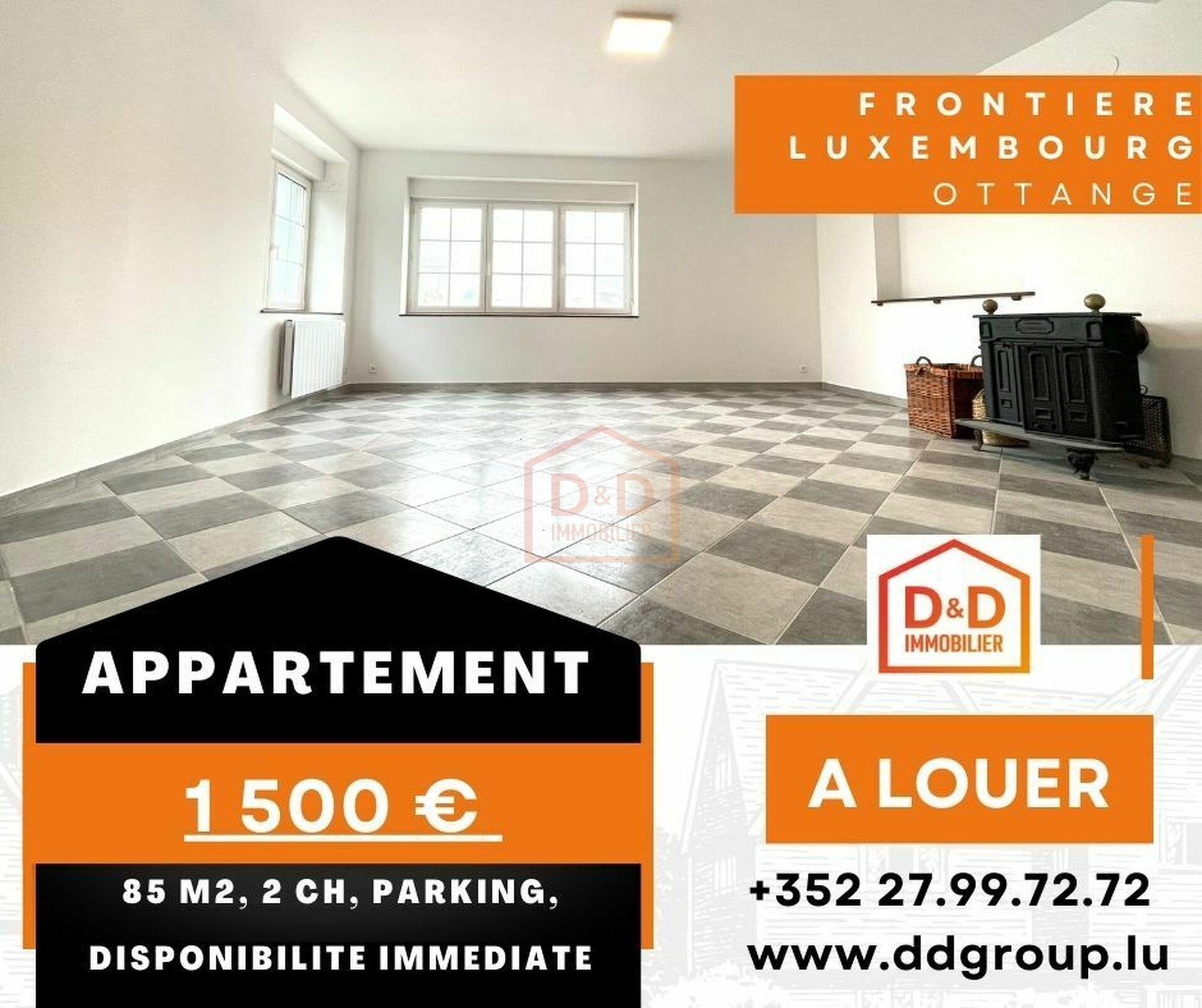 Appartement à Ottange, 85 m², 2 chambres, 1 300 €/mois