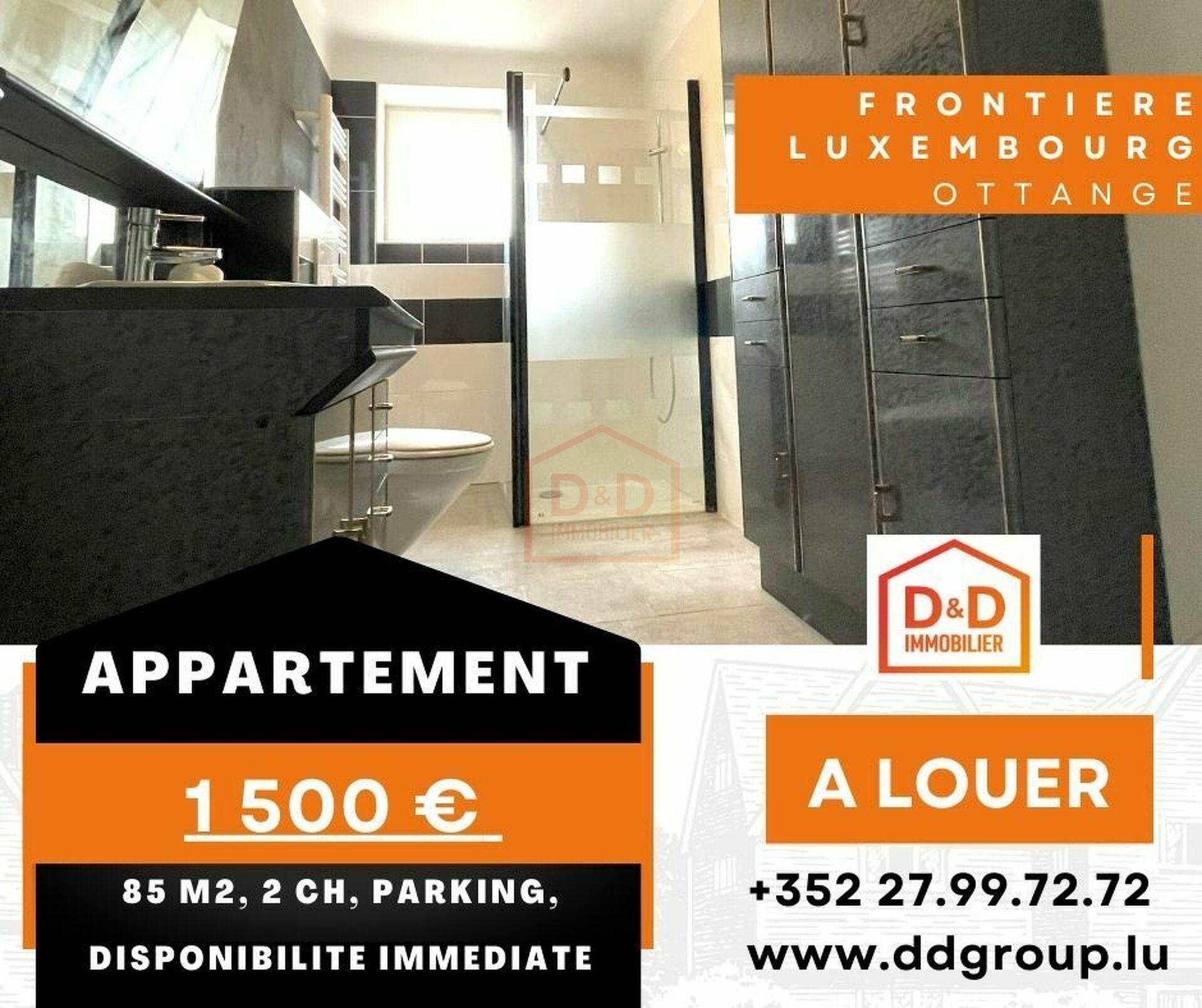 Appartement à Ottange, 85 m², 2 chambres, 1 300 €/mois