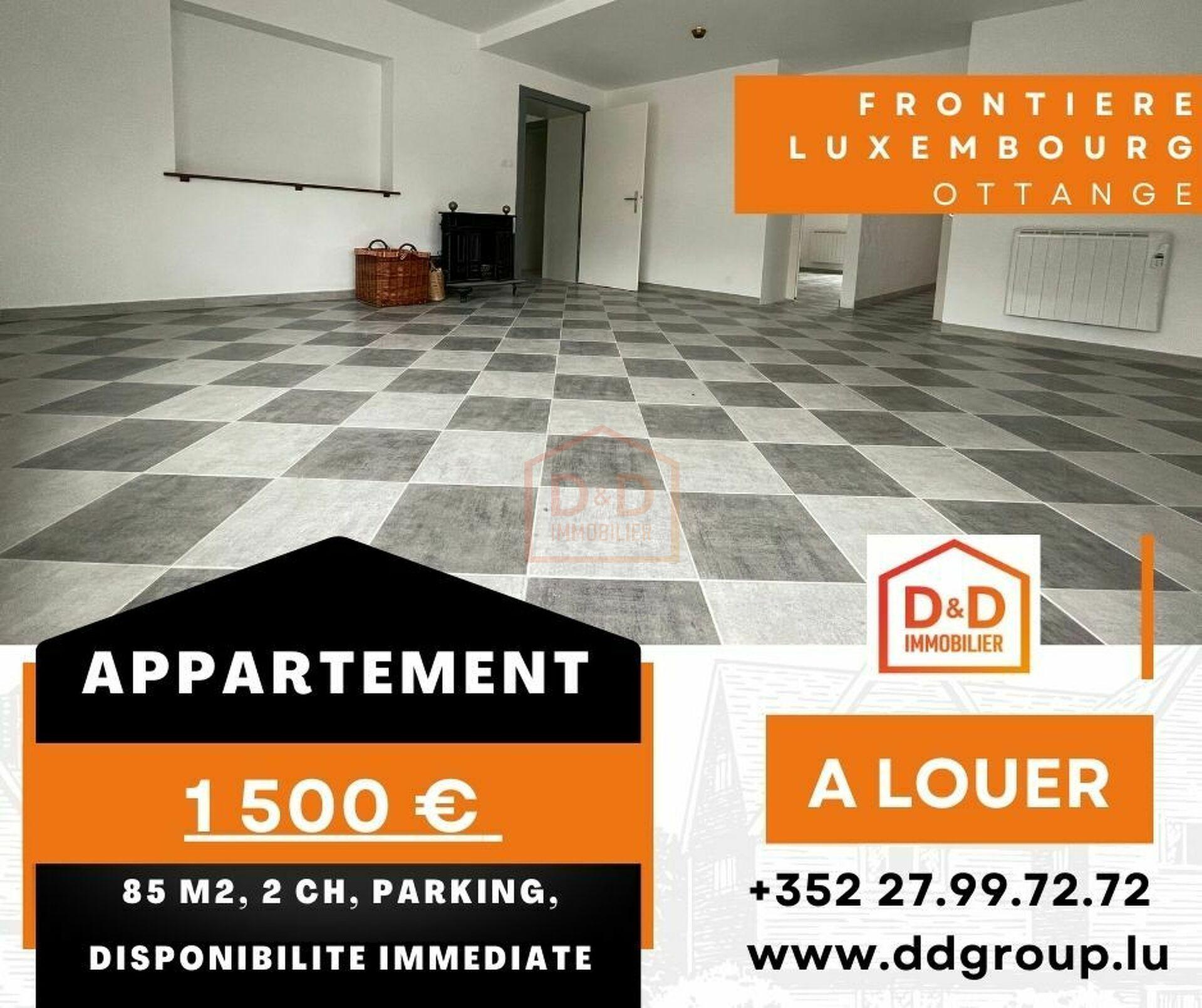 Appartement à Ottange, 85 m², 2 chambres, 1 300 €/mois